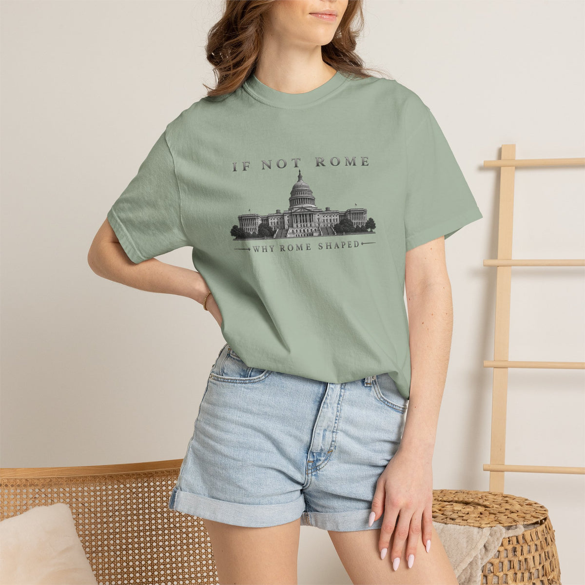 If Not Rome Why Rome Shaped | Premium Unisex T-Shirt