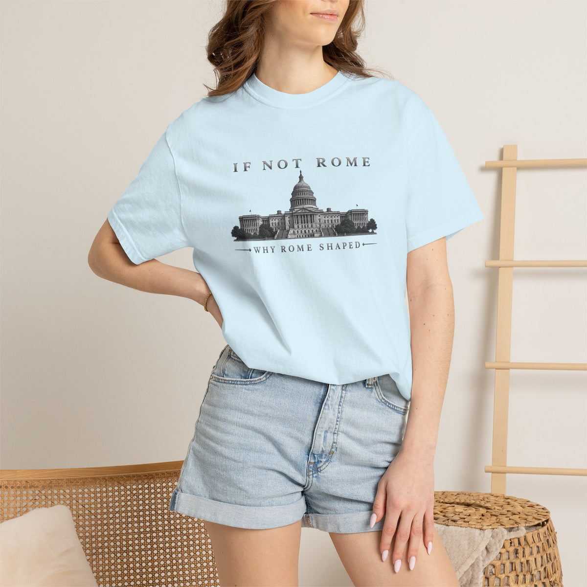 If Not Rome Why Rome Shaped | Premium Unisex T-Shirt