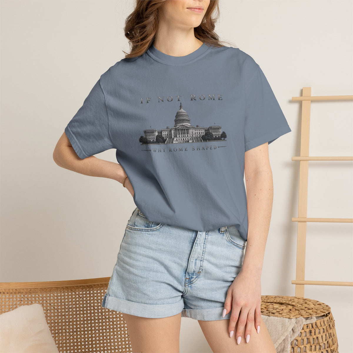 If Not Rome Why Rome Shaped | Premium Unisex T-Shirt