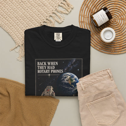 Back When They Had Rotary Phones | Unisex Retro Moonwalk Graphic T-shirt