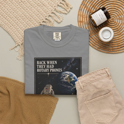 Back When They Had Rotary Phones | Unisex Retro Moonwalk Graphic T-shirt