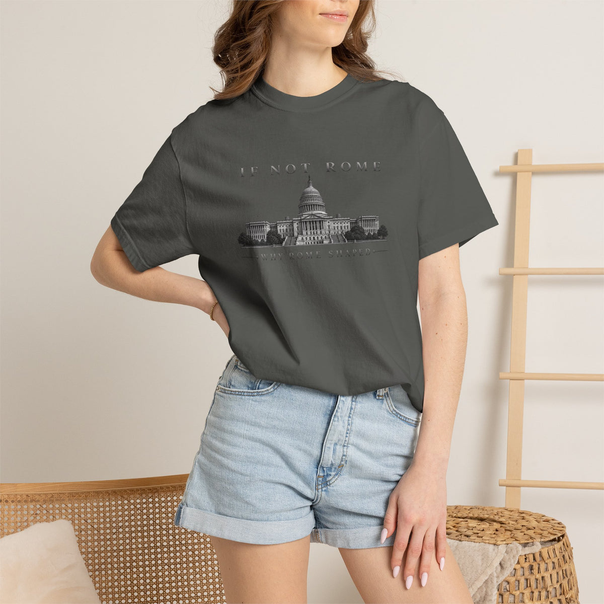If Not Rome Why Rome Shaped | Premium Unisex T-Shirt